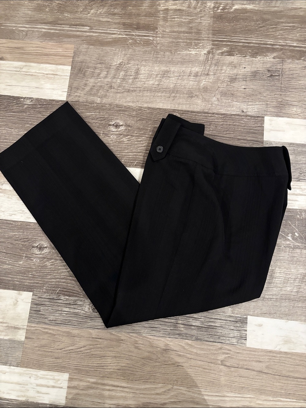 Larry Levine Black Women’s Dress Pants - Straight Tailored Cut